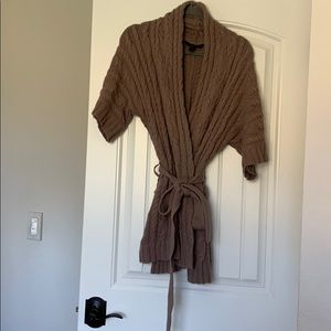 BCBG cable knit cardigan